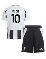 Juventus Kenan Yildiz #10 Hjemmedraktsett Barn 2024-25 Korte ermer (+ bukser)